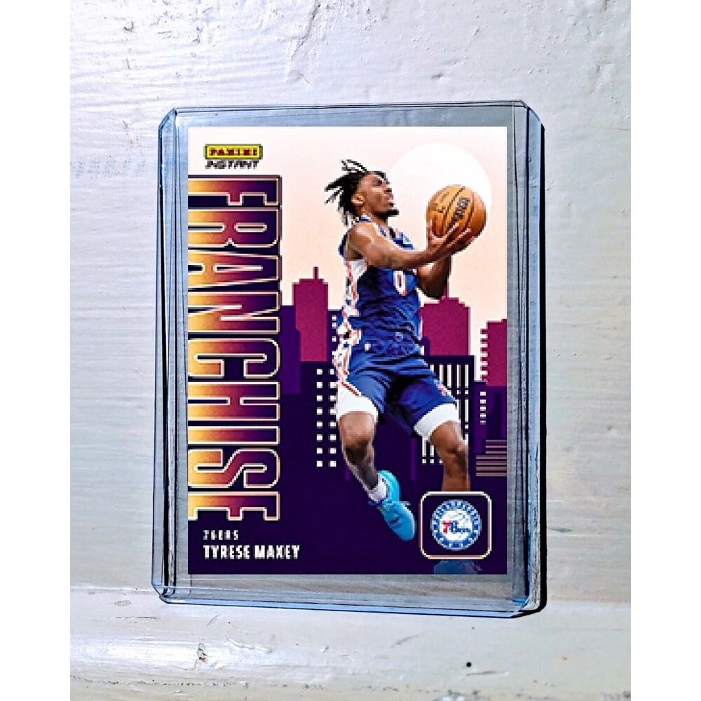 Tyrese Maxey 2023-24 NBA #13 Franchise Basketball Card Philadelphia 76ers 1/485